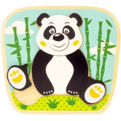 Puzzle bois panda